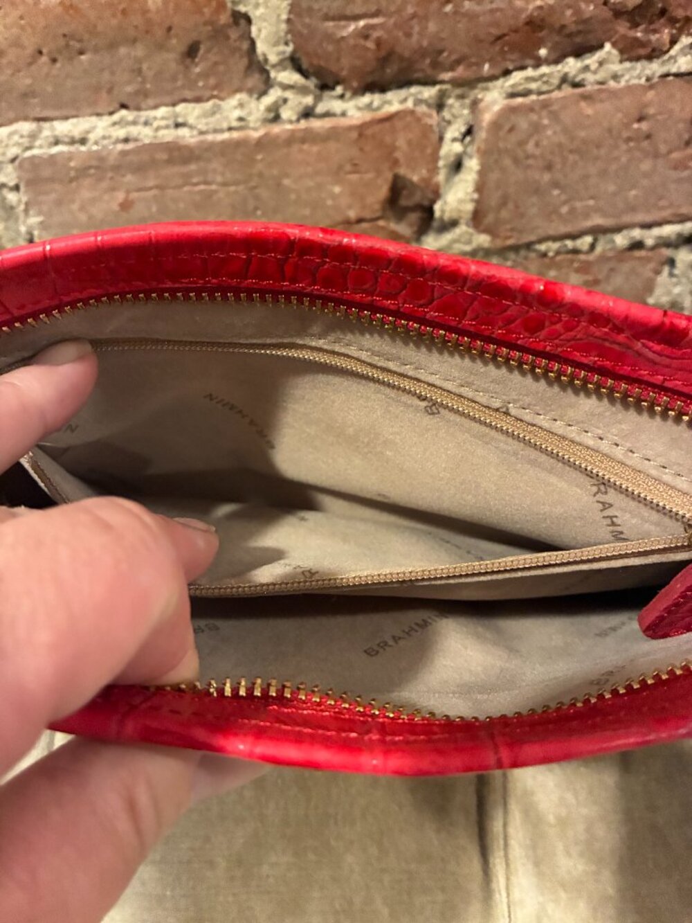 Brahmin~ NWT!!~ Rosalyn Raspberry Newport - Picture 8 of 9
